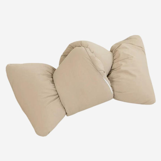 Mocha Knotted Shaped   Pillow