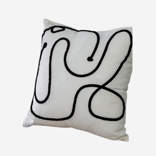 Modern Nordic-Style Bedding Accessories: Designer Sofa Cushion and Bedside Pillowcase